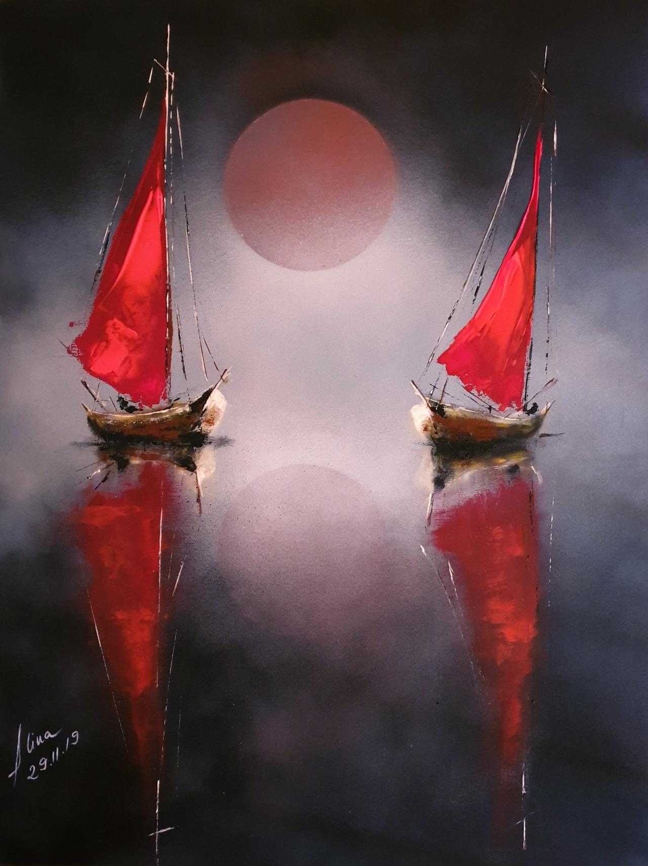 ArteDiAlina.com painting: Mysterious love